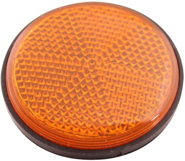 Reflector - Orange with Black Base (2pcs)