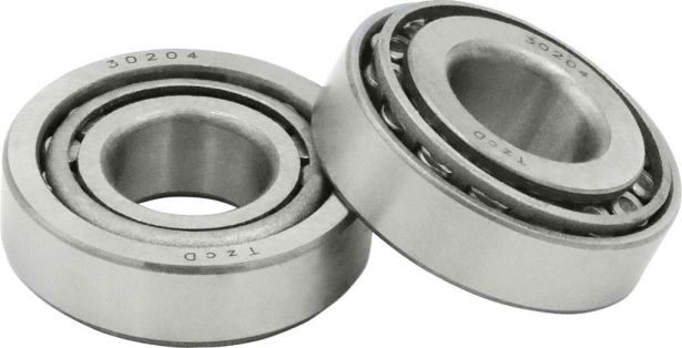 Bearing - Tapered Roller Bearing, 30204 (2 bearing set) 47x20x15