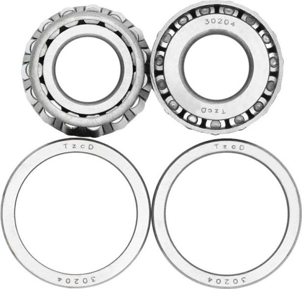 Bearing - Tapered Roller Bearing, 30204 (2 bearing set) 47x20x15