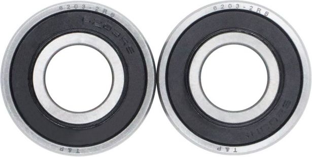 Bearing - 6203-2RS (2 pc set) 40x17x12