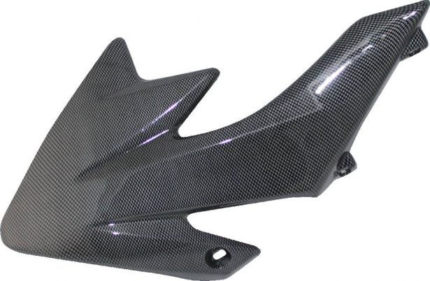 Plastic Set - Honda, 50cc to 160cc, CRF50 / XR50, TaoTao DB10, Dirt Bike, Carbon Fiber Design, (7pcs)