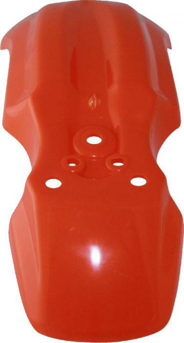 Plastic Fender - Honda CRF50 / XR50 / TaoTao DB10, Front, 50cc to 150cc, Dirt Bike, Orange (1 pc)