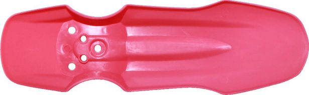 Plastic Fender - Honda CRF50 / XR50 / TaoTao DB10, Front, 50cc to 150cc, Dirt Bike, Pink (1 pc)