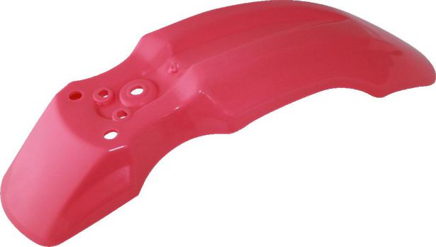 Plastic Fender - Honda CRF50 / XR50 / TaoTao DB10, Front, 50cc to 150cc, Dirt Bike, Pink (1 pc)