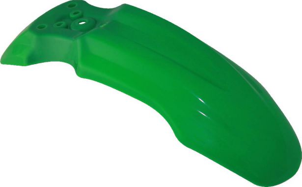 Plastic Fender - Honda CRF50 / XR50 / TaoTao DB10, Front, 50cc to 150cc, Dirt Bike, Green (1 pc)