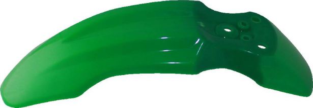 Plastic Fender - Honda CRF50 / XR50 / TaoTao DB10, Front, 50cc to 150cc, Dirt Bike, Green (1 pc)