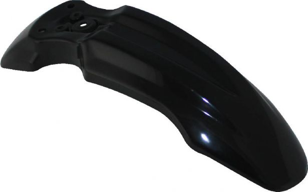 Plastic Fender - Honda CRF50 / XR50 / TaoTao DB10, Front, 50cc to 150cc, Dirt Bike, Black (1 pc)