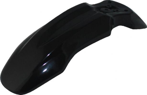 Plastic Fender - Honda CRF50 / XR50 / TaoTao DB10, Front, 50cc to 150cc, Dirt Bike, Black (1 pc)