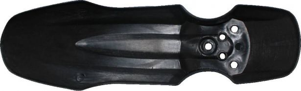 Plastic Fender - Honda CRF50 / XR50 / TaoTao DB10, Front, 50cc to 150cc, Dirt Bike, Black (1 pc)