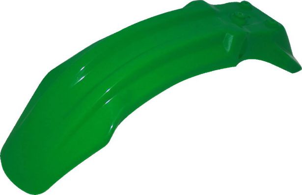 Plastic Fender - Front, 50cc to 150cc, Dirt Bike, Green (1 pc)