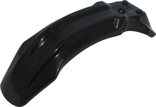 Plastic Fender - Front, 50cc to 150cc, Dirt Bike, Black (1 pc)