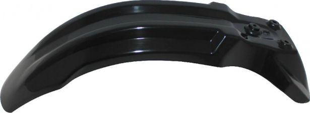 Plastic Fender - Front, 50cc to 150cc, Dirt Bike, Black (1 pc)