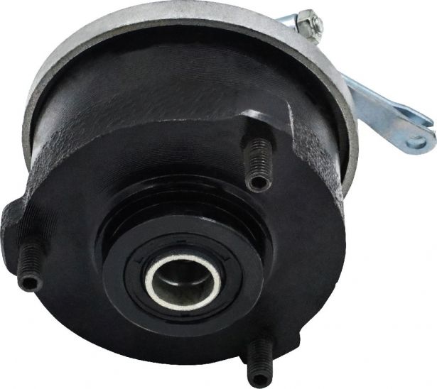 Drum Brake Assembly - 3 Bolt, M8, Left Side