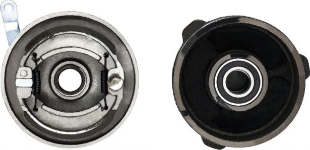 Drum Brake Assembly - 3 Bolt, M8, Left Side