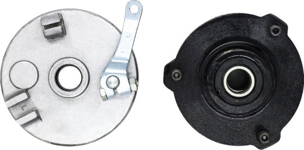 Drum Brake Assembly - 3 Bolt, M8, Left Side