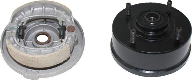 Drum Brake Assembly -  4 Bolt, M8, Right Side