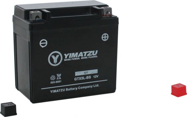 Battery - GTX5L-FA, Yimatzu Brand, Pre-Filled Gel *Copper Terminals