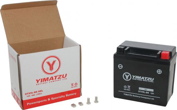 Battery - GTX5L-FA, Yimatzu Brand, Pre-Filled Gel *Copper Terminals