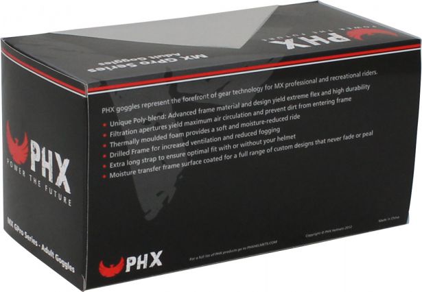 PHX GPro Adult Goggles - Gloss Black