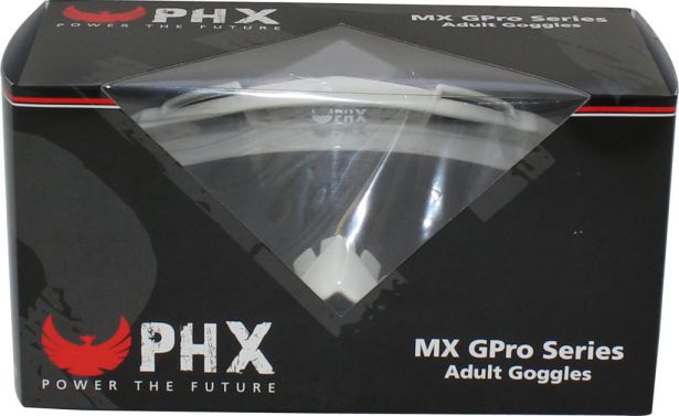 PHX GPro Adult Goggles - Gloss White