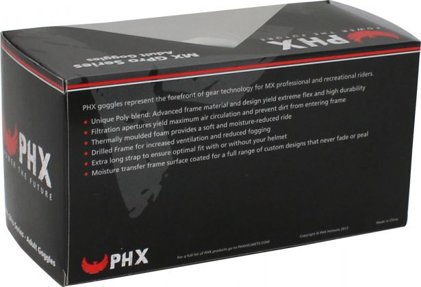 PHX GPro Adult Goggles - Gloss White