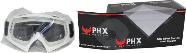 PHX GPro Adult Goggles - Gloss White