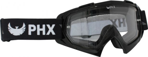 PHX GPro Series Adult Goggles - CX Race Edition - Gloss Black