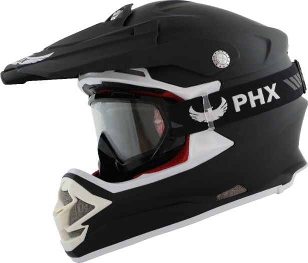 PHX GPro Series Adult Goggles - CX Race Edition - Gloss Black + Tear Off Pack (10pc)