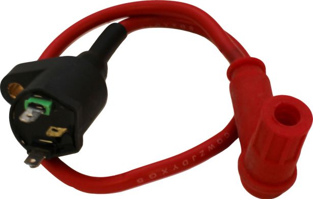 Ignition Coil - 2 Prong, Performance, Red