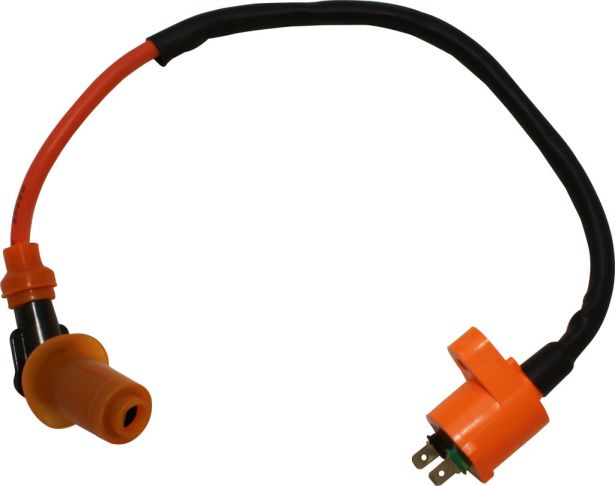 Ignition Coil - 2 Prong, Performance Pro, Orange