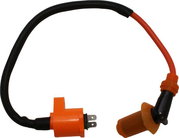 Ignition Coil - 2 Prong, Performance Pro, Orange