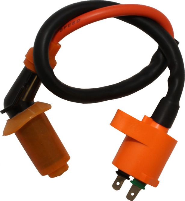 Ignition Coil - 2 Prong, Performance Pro, Orange