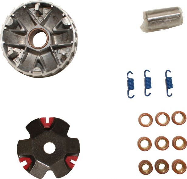 Drive Plate Assembly - DLH Edition,  Flywheel, GY6 50 (15pc set)