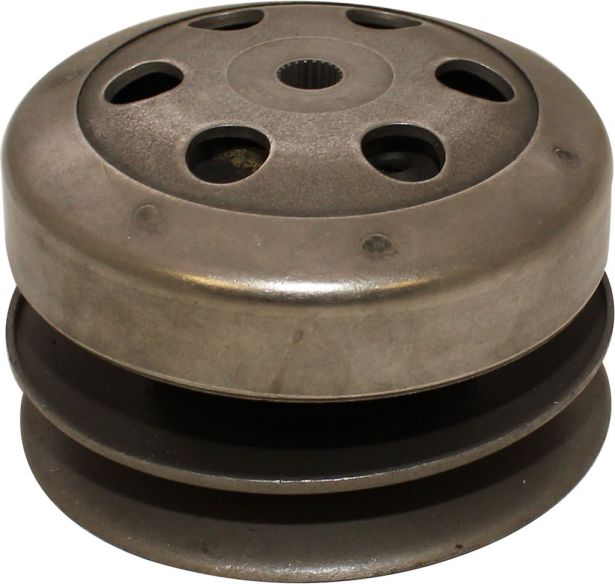 Clutch - Drive Pulley with Clutch Bell, GY6, 50cc, 22 Spline