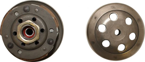 Clutch - Drive Pulley with Clutch Bell, GY6, 50cc, 22 Spline