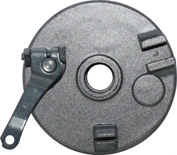 Brake Hub - Drum Brake Backing Plate  & Brake Shoes, Left Side