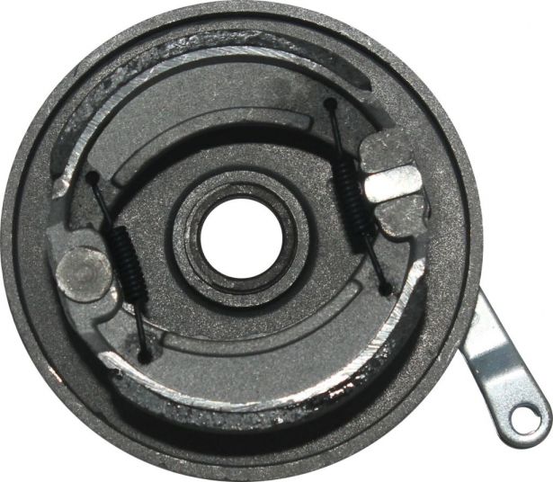 Brake Hub - Drum Brake Backing Plate  & Brake Shoes, Left Side