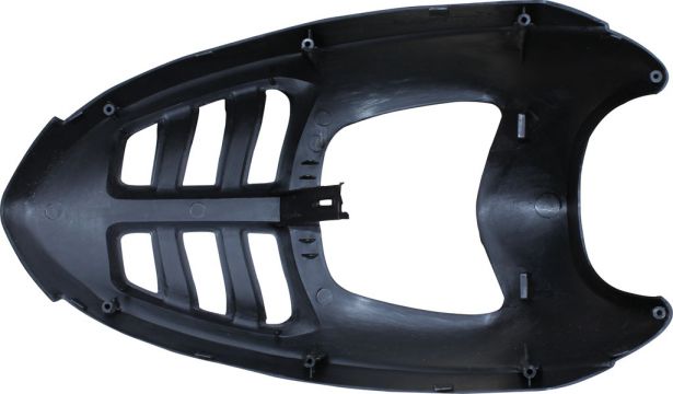 Plastic Set - 50cc to 125cc Small ATV, Black, Gio, Apollo, Racing Style (2pc including nose piece)