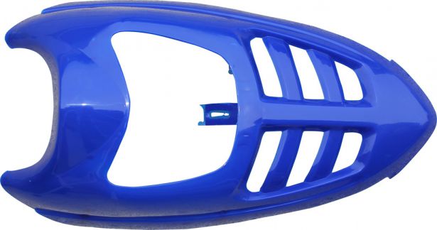 Plastic Set - 50cc to 125cc Small ATV, Blue, Gio, Apollo, Racing Style (2pc including nose piece)