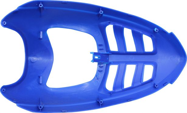 Plastic Set - 50cc to 125cc Small ATV, Blue, Gio, Apollo, Racing Style (2pc including nose piece)
