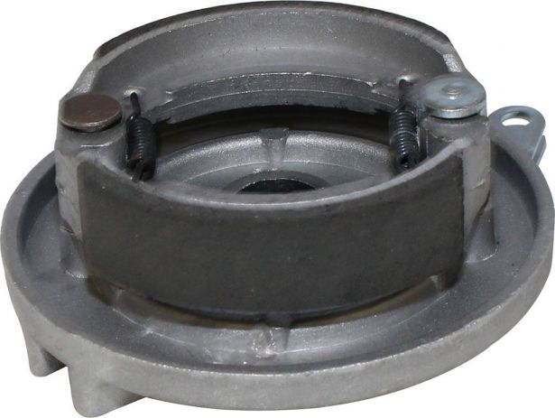 Brake Hub - Drum Brake Backing Plate & Brake Shoes, Right Side