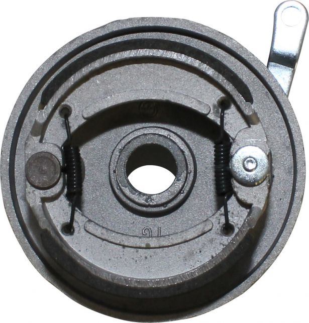 Brake Hub - Drum Brake Backing Plate & Brake Shoes, Right Side