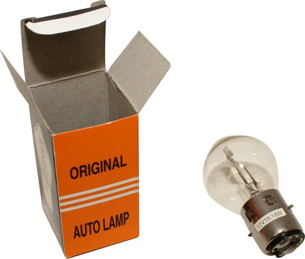 Light Bulb - 12V 18W, Dual Contact (Ba20d)