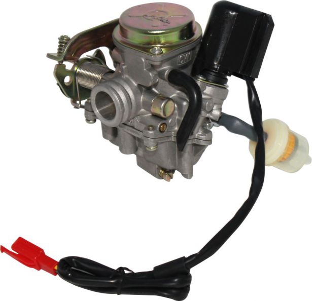 Carburetor - 18mm, Electric Choke, 50cc to 90cc, GY6