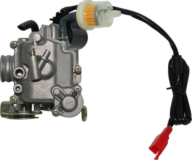 Carburetor - 18mm, Electric Choke, 50cc to 90cc, GY6