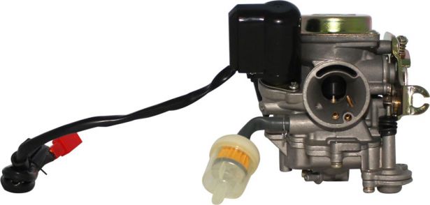 Carburetor - 18mm, Electric Choke, 50cc to 90cc, GY6