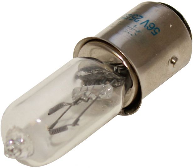 Light Bulb - 56V 25W, Dual Contact, Offset Pins