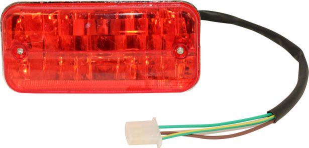 Rear Light - 50cc to 125cc ATV,  Utility Style