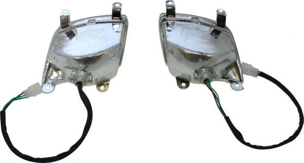 Front Light - 50cc to 250cc ATV, Utility Style, Set (2pcs)