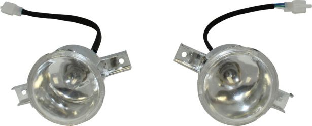 Front Light - 50cc to 250cc ATV, Utility Style, Set (2pcs)